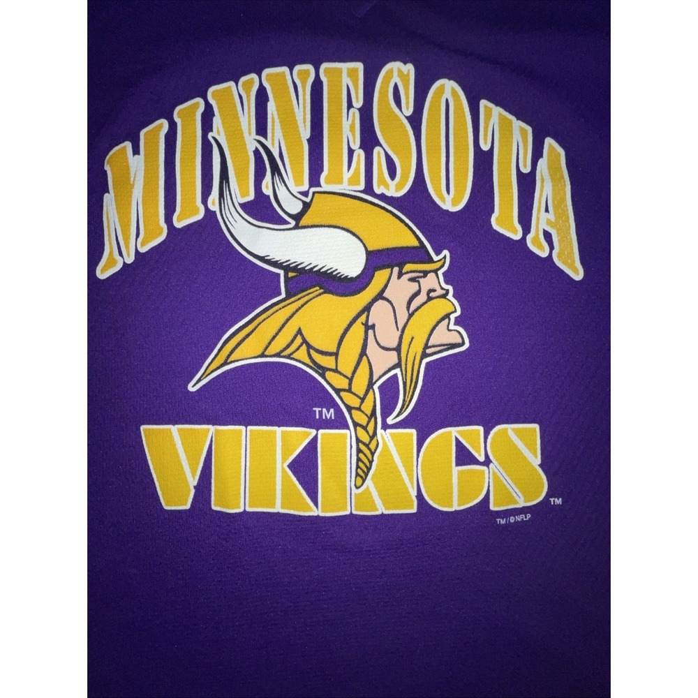 MN Vikings Vintage 90s Cunningham #7 Jersey Men's M Shirt NFL Sport Attack USA - Picture 5 of 9
